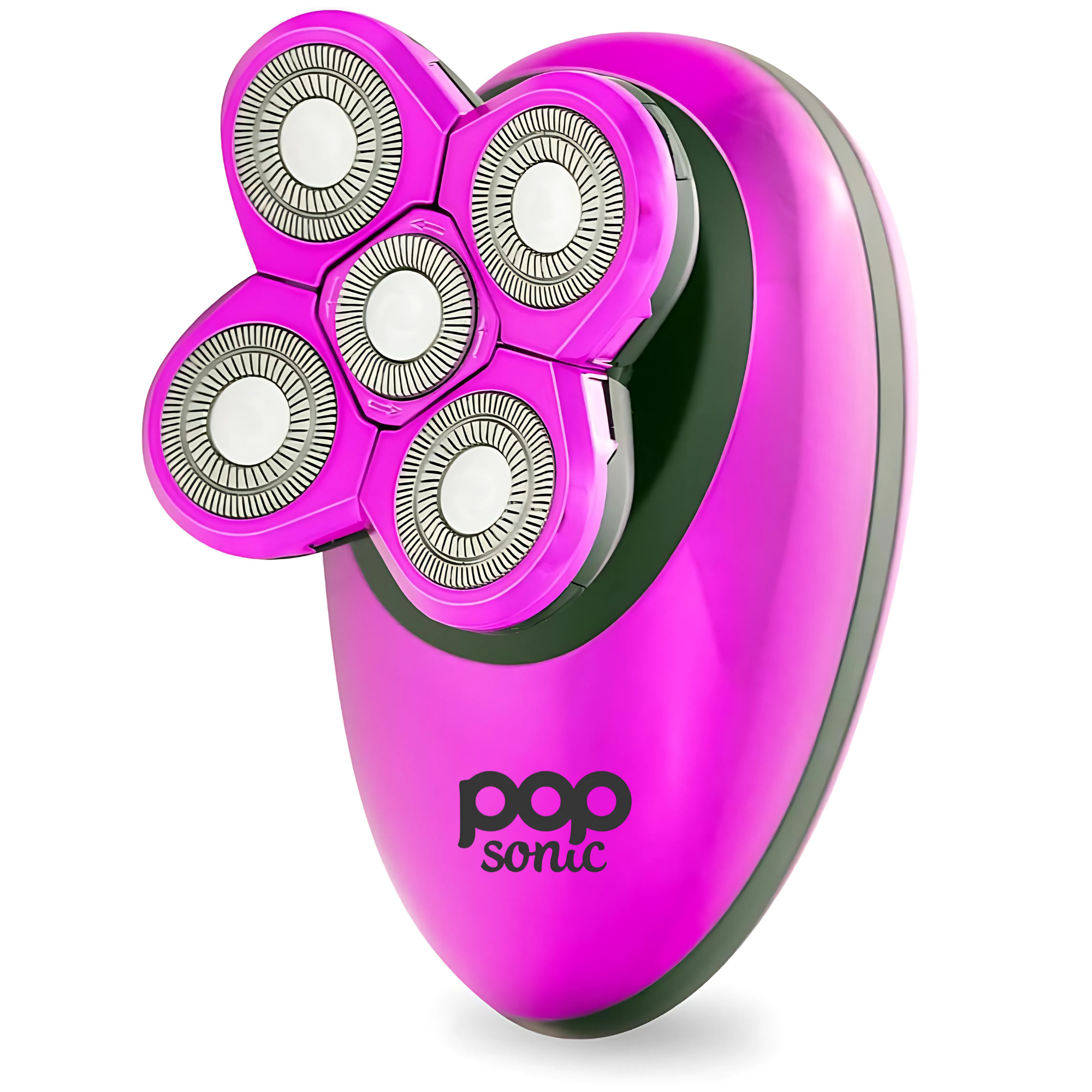 Pink electric shaver with &