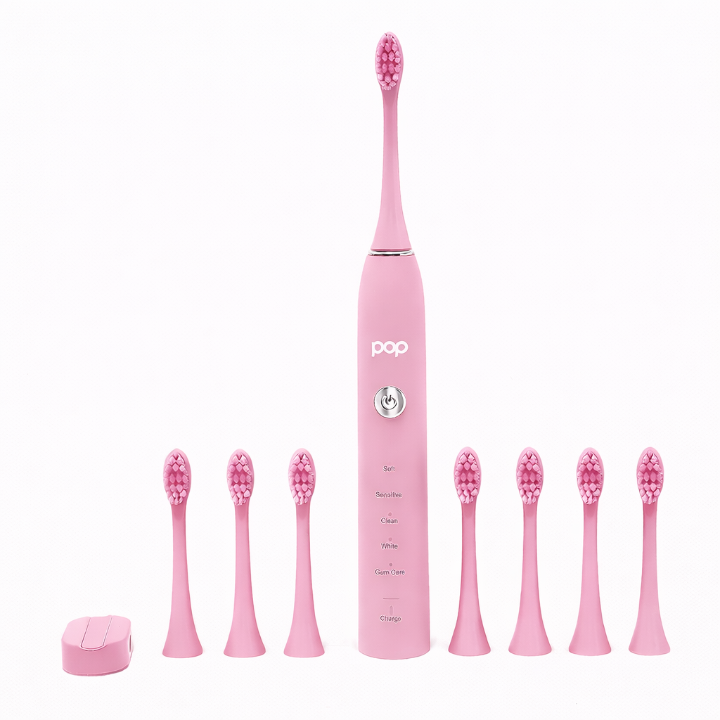 Pro 9 Sonic Toothbrush w/8 heads - Pop Sonic LLC