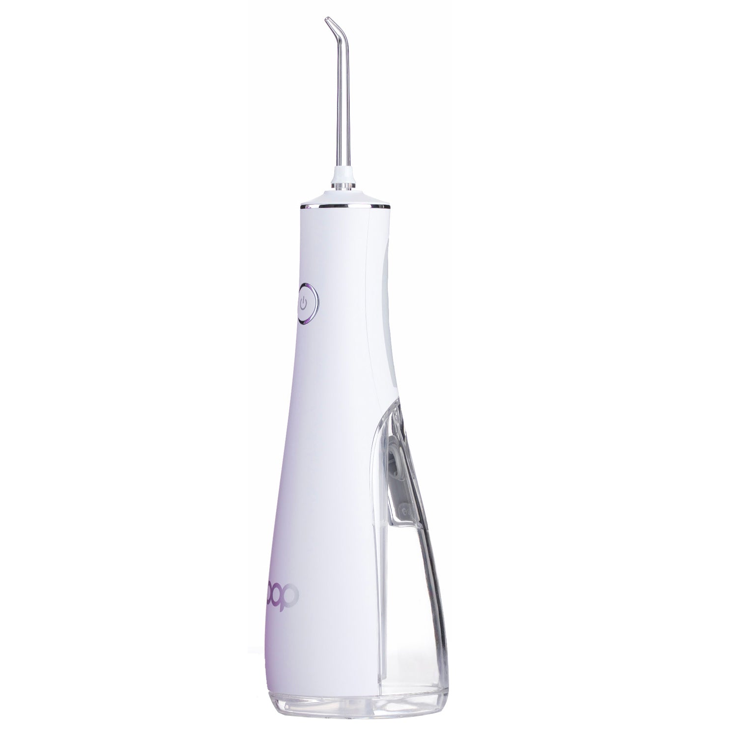 White dental water flosser on a white background