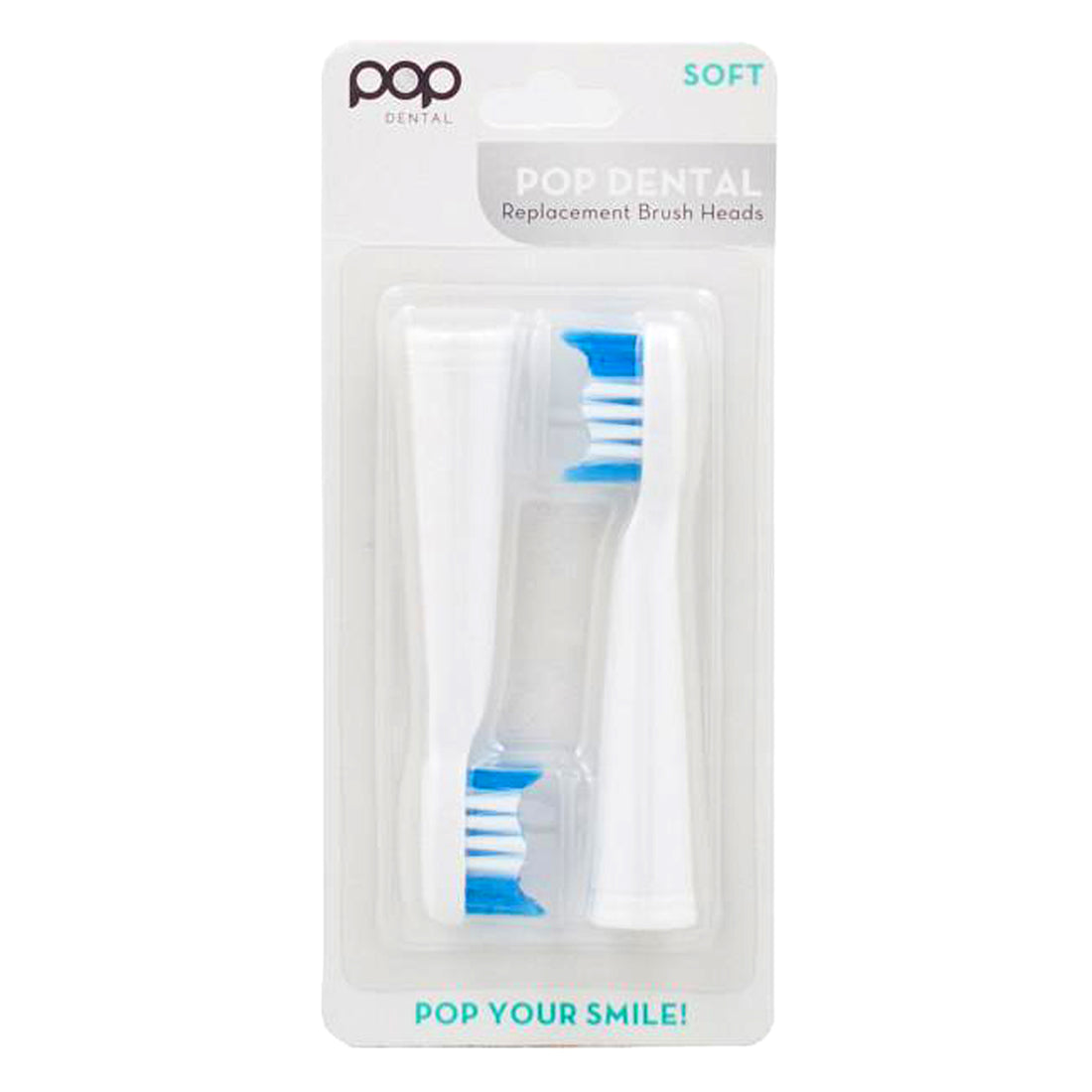 Go Sonic/USB Sonic/Pro Sonic Replacement Toothbrush Heads - Set of 2 (two)