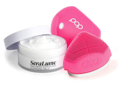 SeraLume™ Cleansing Balm + Pop Sonic Strawberry 3-in-1 Cleaning Tool Bundle - Pop Sonic LLC