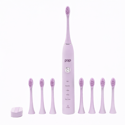 Pro 9 Sonic Toothbrush w/8 heads - Pop Sonic LLC